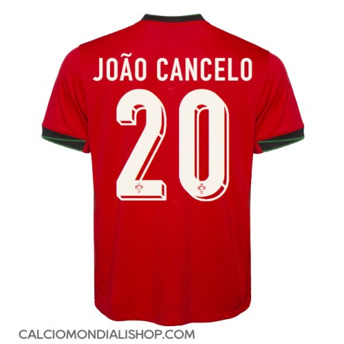 Maglie da calcio Portogallo Joao Cancelo #20 Prima Maglia Europei 2024 Manica Corta